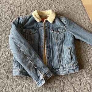 Levi's Trucker Denim Jacket with Sherpa Lining